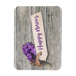 Íman Rustic Happy Noroz Hyacinth - Magnet flexível