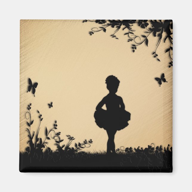 Íman Rustic Littlest Ballerina (Frente)