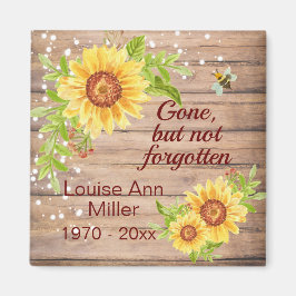 Íman Rustic Memorial Saiu Mas Não Esqueceu Girassol