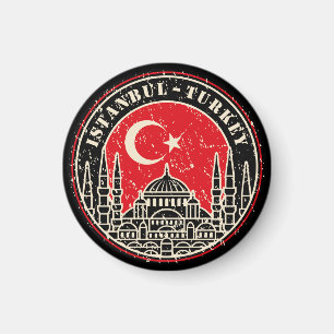 Íman Rustic Vintage Istambul Cidade da Turquia