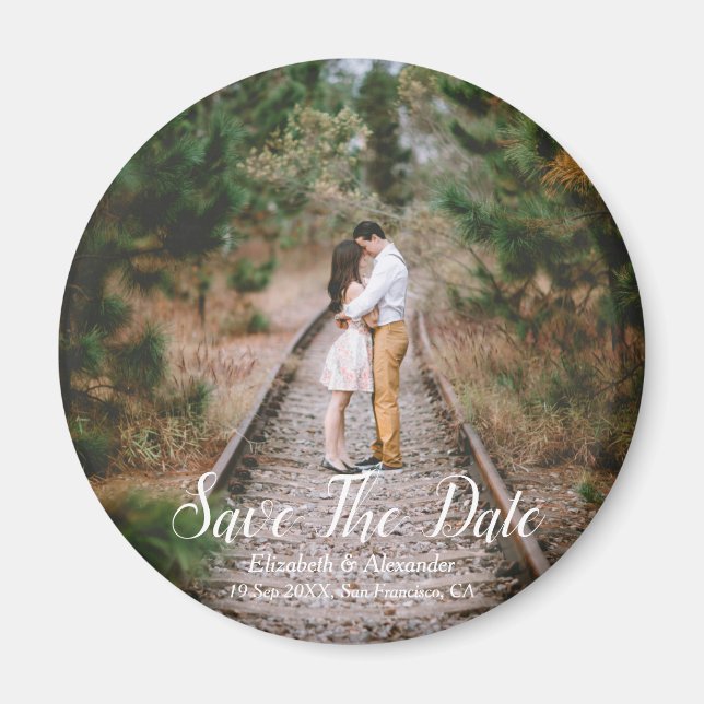 Íman Rustic Woodland Salvar A Data (Frente)