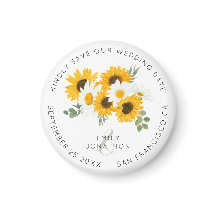 Rústicos Girassóis Guardam Floral A Data