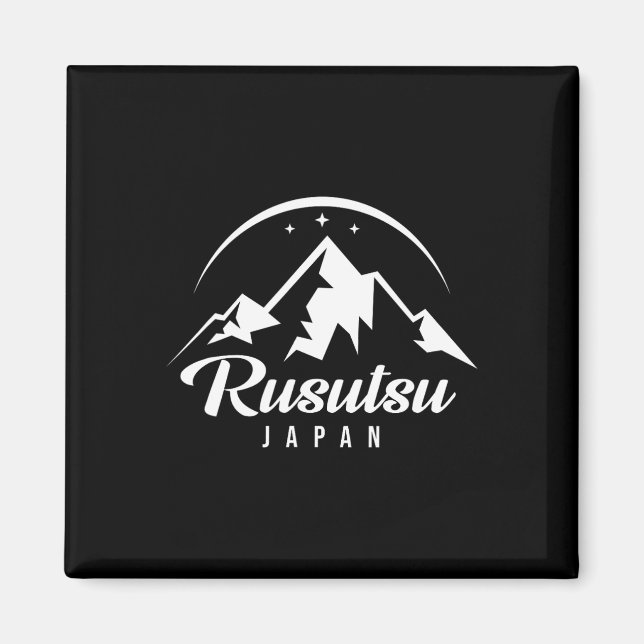 Íman Rusutsu Japan Ski Resort Skiting Snowboard (Frente)