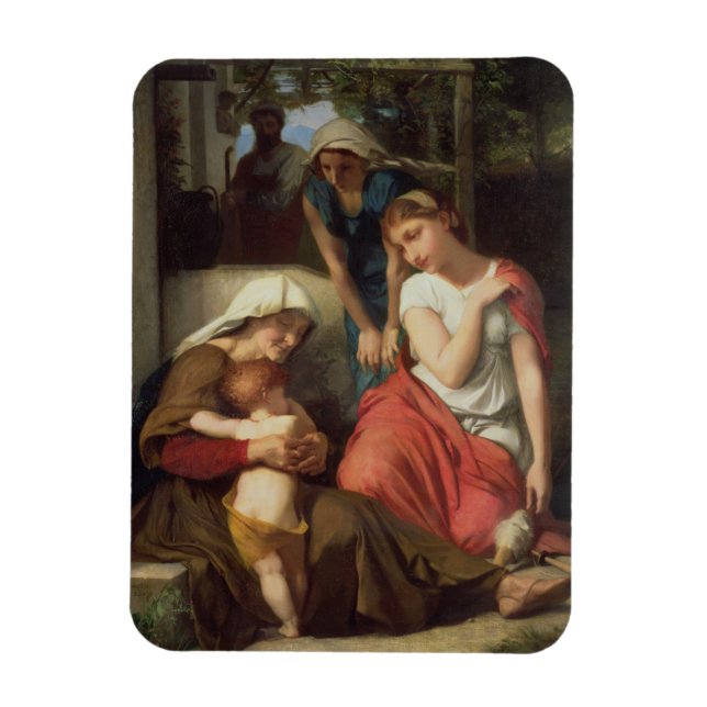 Íman Ruth e Naomi, 1859 (óleo na canvas) (Vertical)