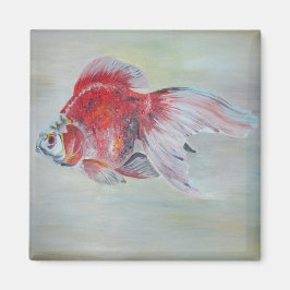 Íman Ryukin Goldfish — Pintura em acrílico