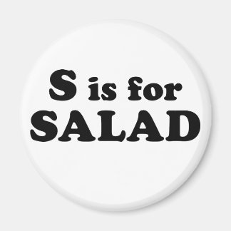 Íman S é para SALAD (ímã)