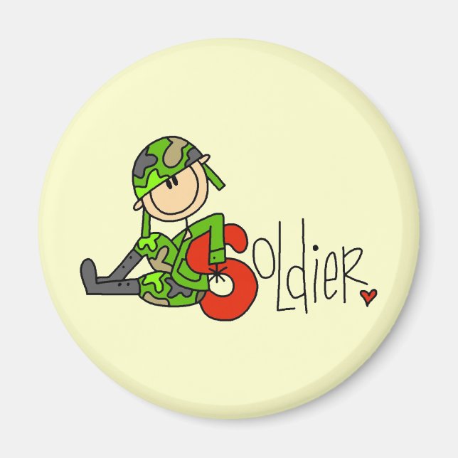 Íman S é para Soldado (Frente)