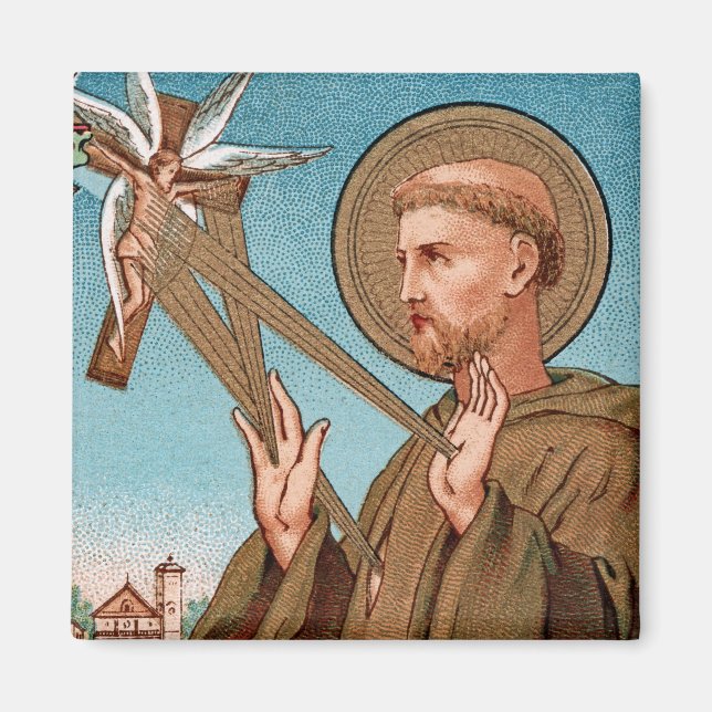 Íman S. Francisco de Assis, Pater Seraphicus (SAU 040) (Frente)