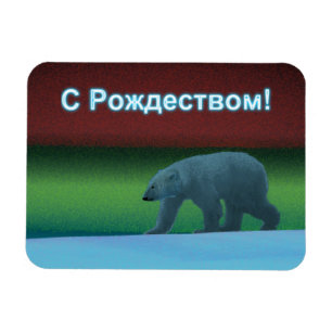 Íman S Rozhdestvom - Urso Polar das Luzes
