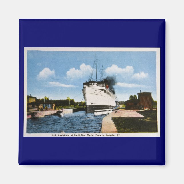 Íman S.S. Assiniboia em Sault Ste. Marie, Ontário, CA (Frente)