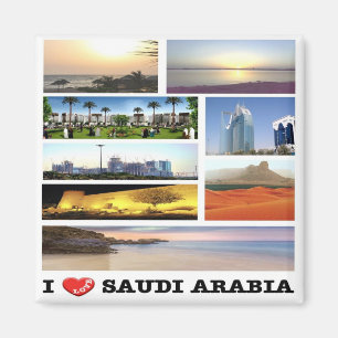 Íman SA - Arábia Saudita - Eu Amo - Colagem Mosaica