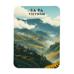 Íman Sa Pa Vietnam Rice Terraces Montanha