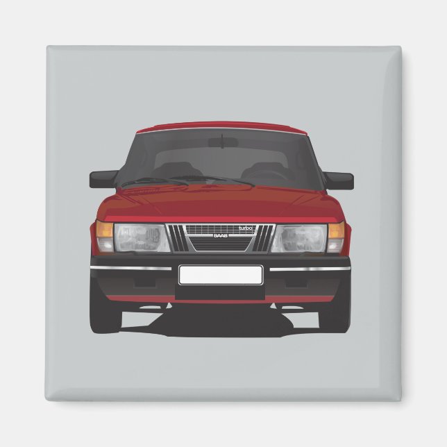 Íman Saab 900 Turbo Magnet (Frente)