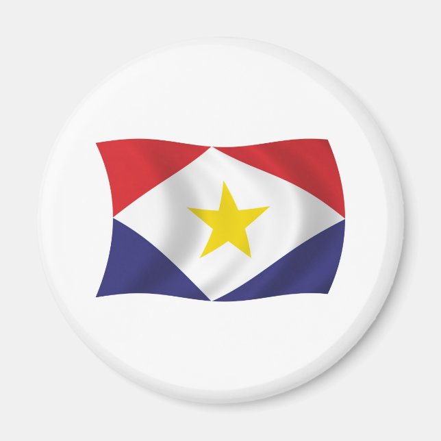 Íman Saba Flag Magnet (Frente)