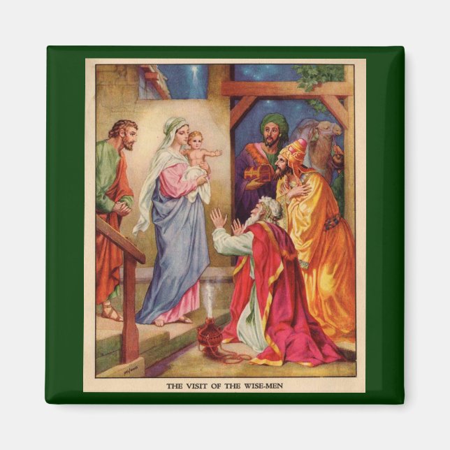 Íman Sabedoria da Natividade de Natal (Frente)