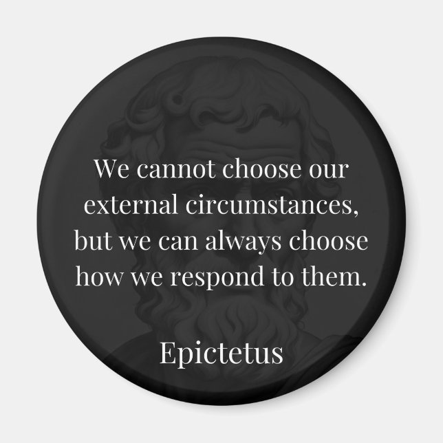 Íman Sabedoria de Epictetus: empoderamento através da r (Frente)