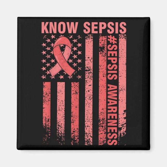 Íman Saber O Mês De Sensibilização Da Sepsis Em Setembr (Frente)