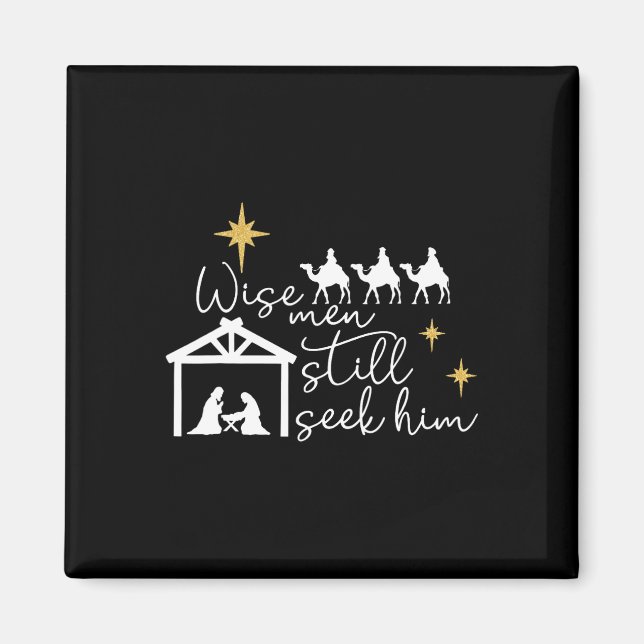 Íman Sábios Ainda O Procuram Natal Cristão Jesus (Frente)