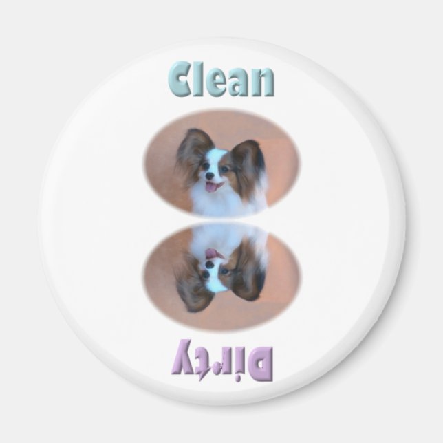 Íman Sable Papillon Dishwasher Magnet (Frente)