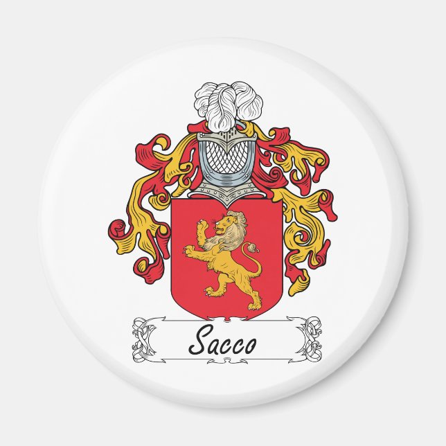 Íman Sacco Family Crest (Frente)