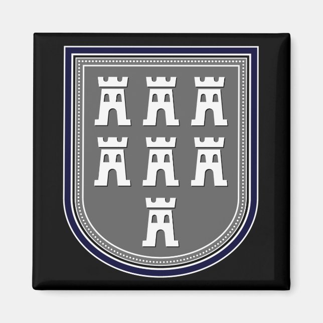 Íman Sachsen Wappen (Frente)