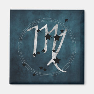 Íman Saco de teal da constelação de zodilo preto e prat