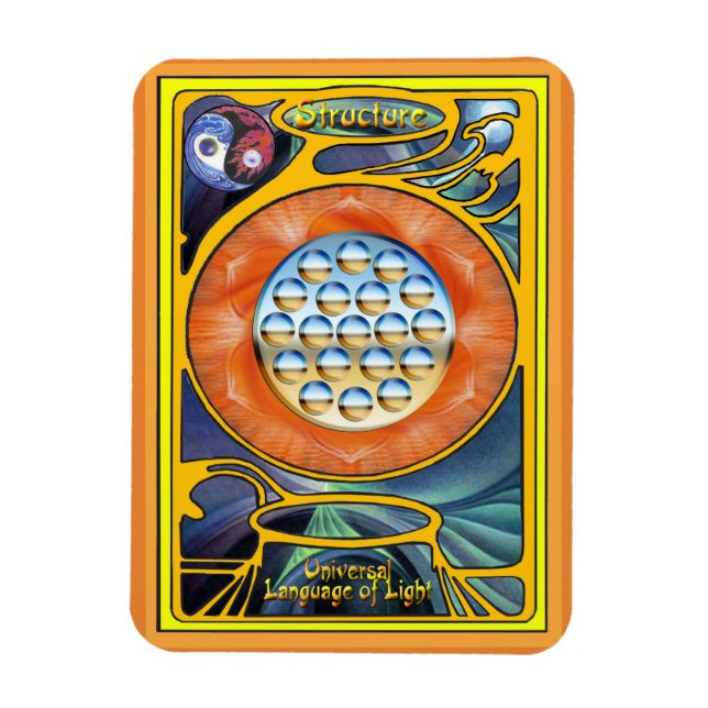 Íman Sacral Chakra - Estrutura (Vertical)