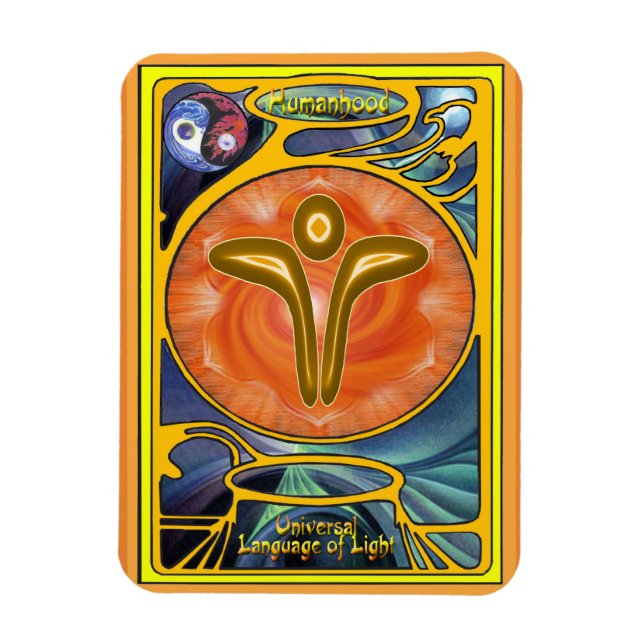 Íman Sacral Chakra - Humanidade (Vertical)