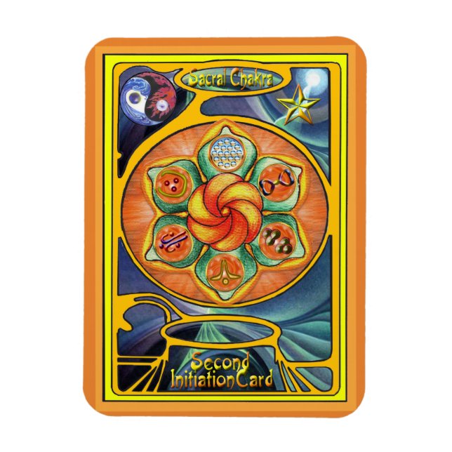 Íman Sacral Chakra Mandala (Vertical)