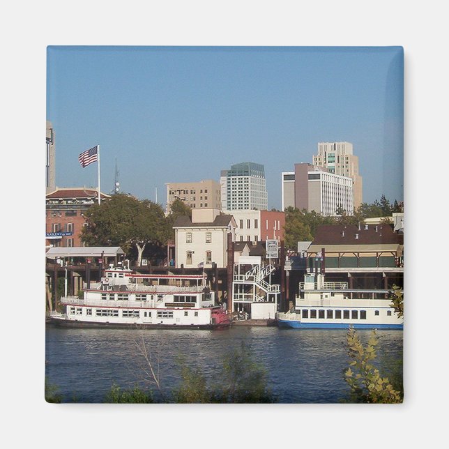 Íman Sacramento, CA Ímã (Frente)