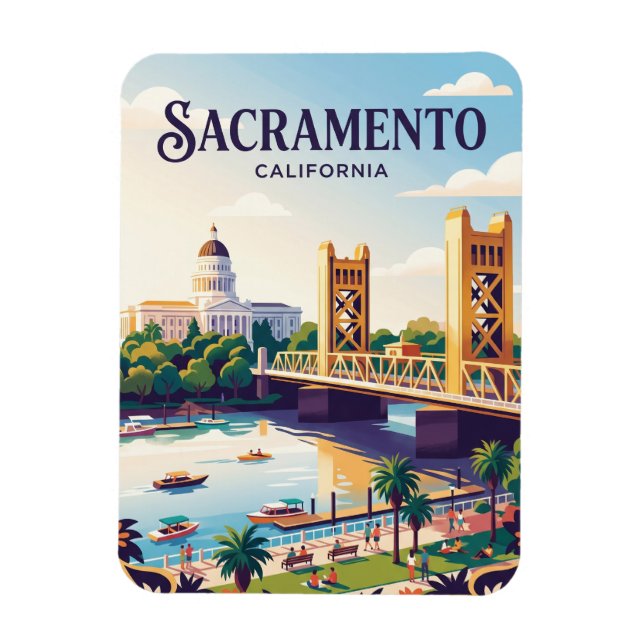 Íman Sacramento Califórnia (Vertical)
