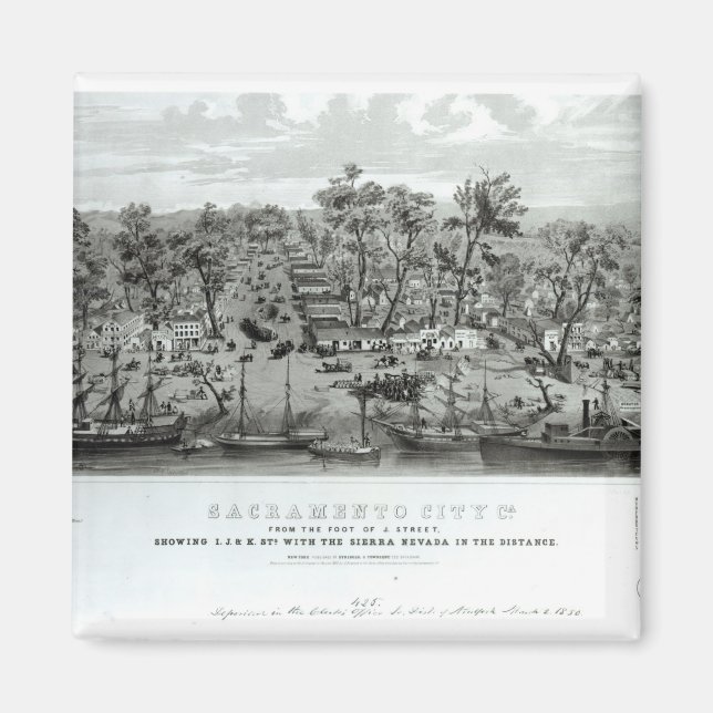 Íman Sacramento City, Califórnia (Frente)