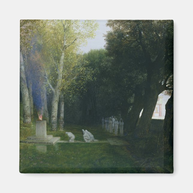 Íman Sacred Grove, 1886 (Frente)