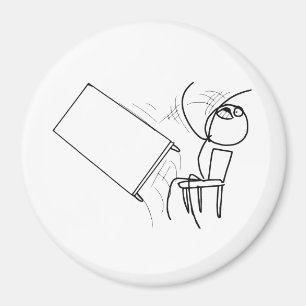 Íman Sacudir da mesa que lança a cara Meme da raiva