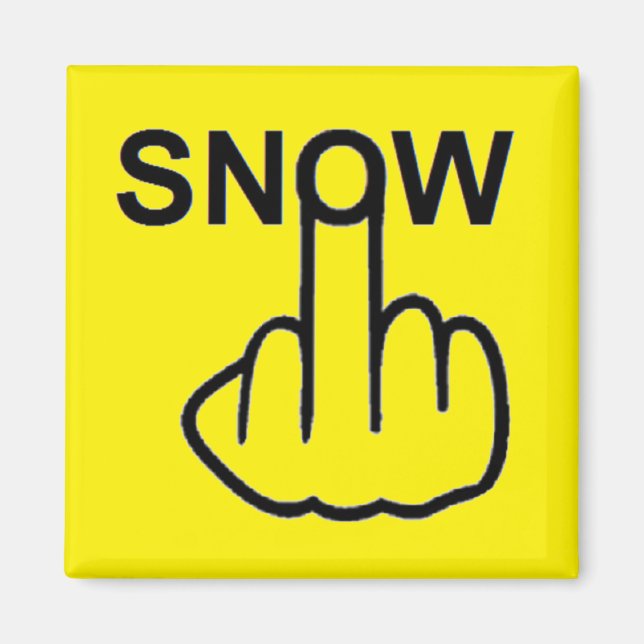 Íman Sacudir de Neve do Magnet (Frente)