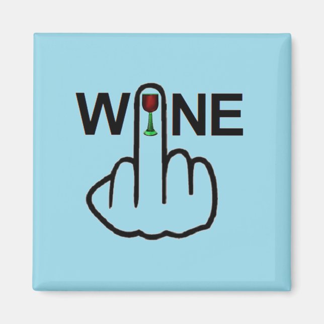 Íman Sacudir De Vinho De Magnet (Frente)