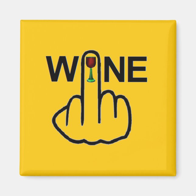 Íman Sacudir De Vinho De Magnet (Frente)