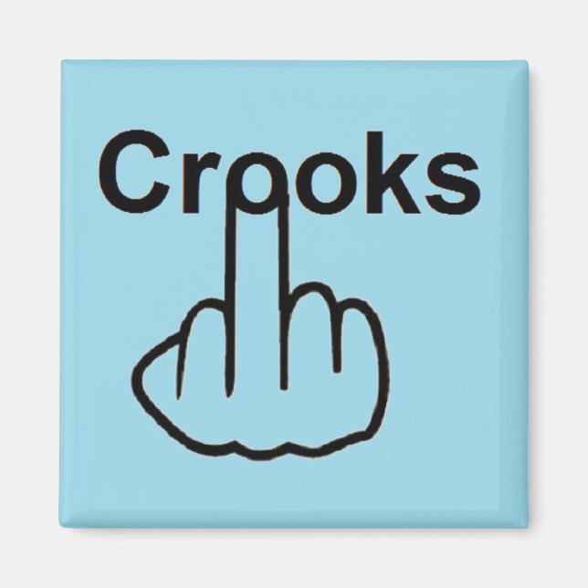 Íman Sacudir Magnet Crooks (Frente)