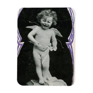 Íman Sad Cherub Angel Impressão