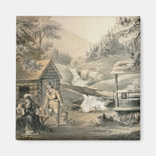 Íman 'Saddle Mending', Poster para 'Davy Crockett' star