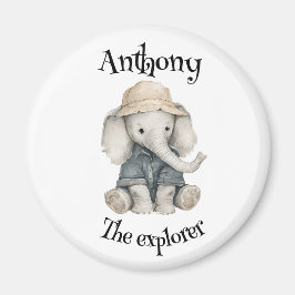 Íman Safari Adventure Babies | Cute Watercolour Animals