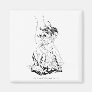 Íman Safira verde da lanterna e de estrela