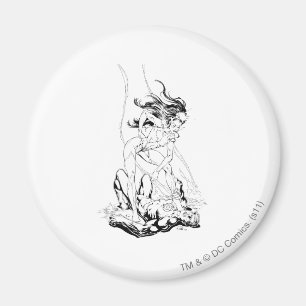 Íman Safira verde da lanterna e de estrela