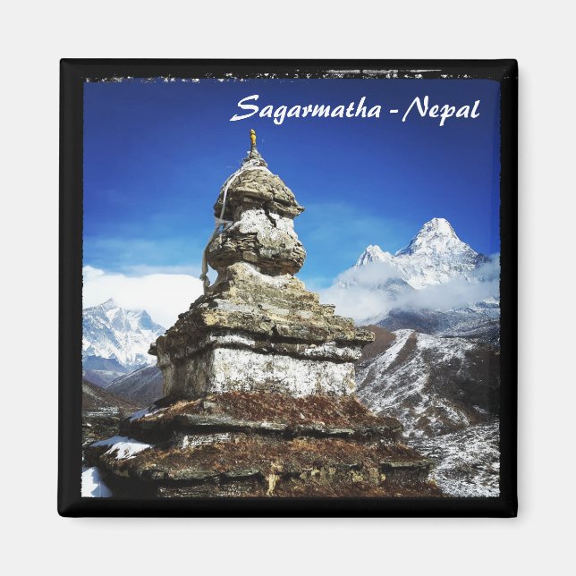 Íman Sagarmatha - Nepal, opiniões sobre o Everest, Ama  (Frente)