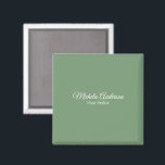Íman Sage green hair stylist adicionar nome ao site de<br><div class="desc">design</div>
