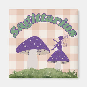 Íman Sagittarius Cottagecore Aestésico Cogumelo Fado