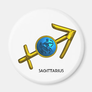 ÍMAN SAGITTARIUS, DOURADO SINAL DE ANIVERSÁRIO ZODIÁT