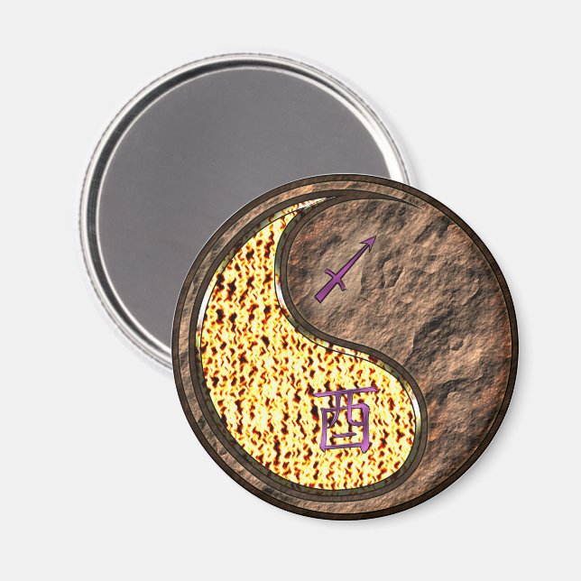 Íman Sagittarius & Earth Rooster (Front/Back)