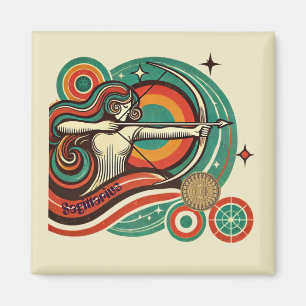 Íman Sagittarius Imagem Retroativa Zodiaca