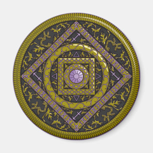 Íman Sagittarius Mandala Magnet